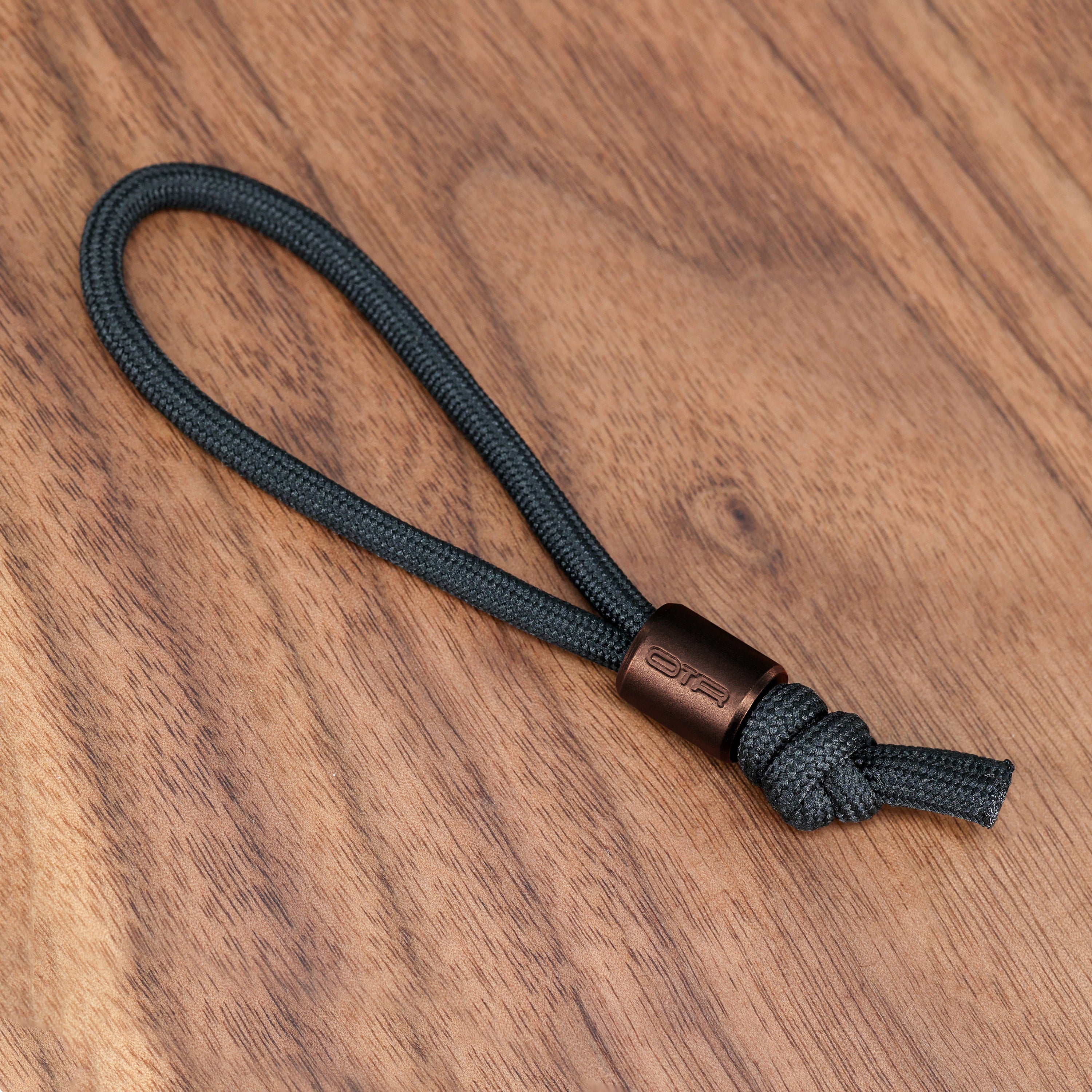 Paracord + Bead Espresso Bronze