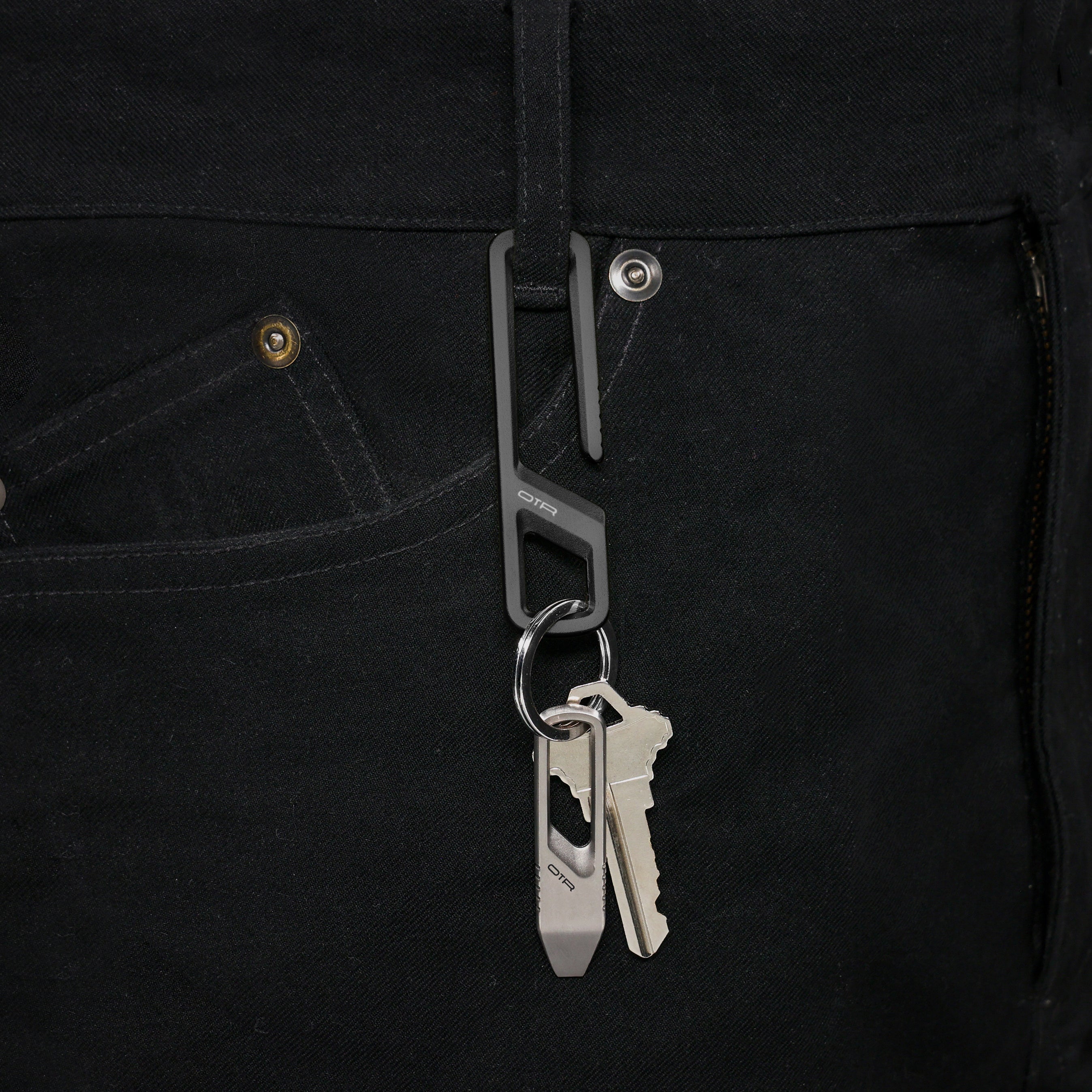 Black Belt Clip on Belt Loop