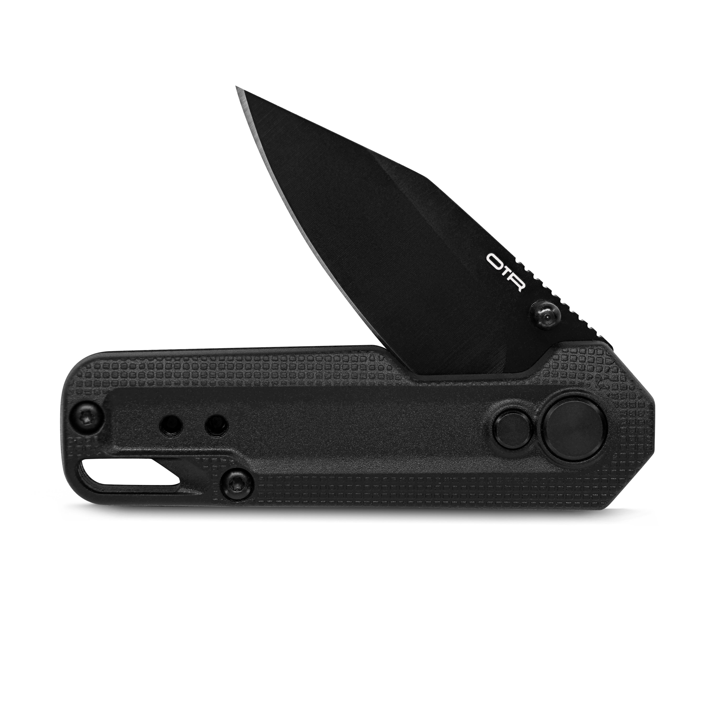 Black Mini Pocket Knife Folded