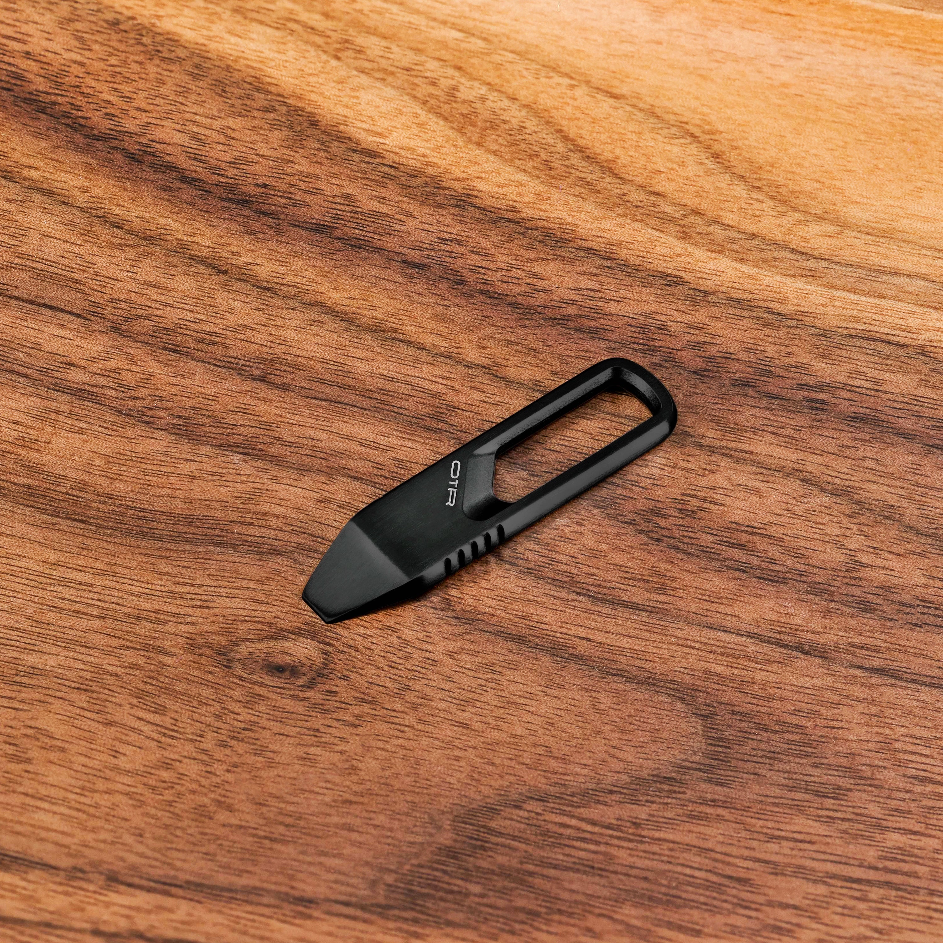 Black Mini Pry and Drive on Wood