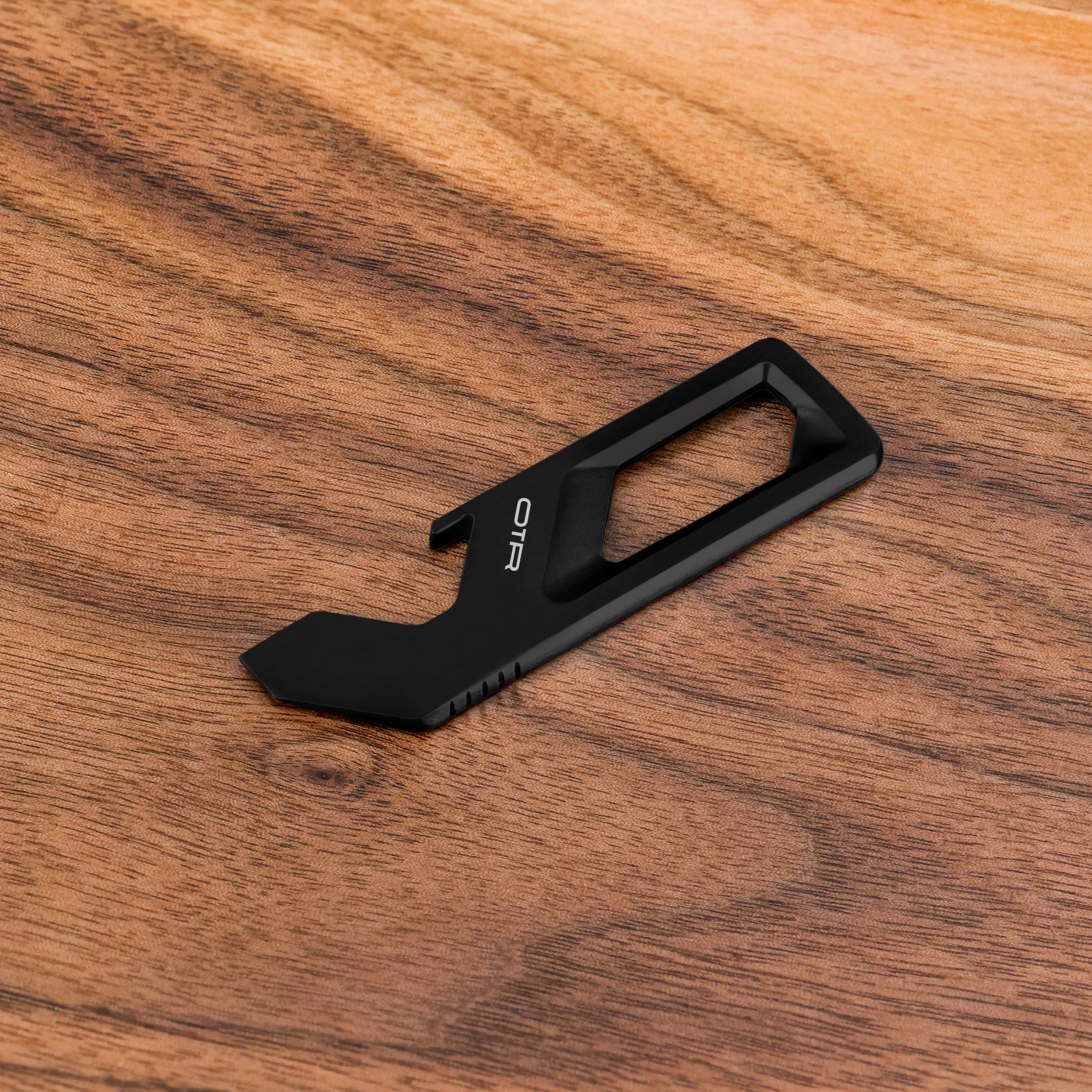 Black Multitool on Wood