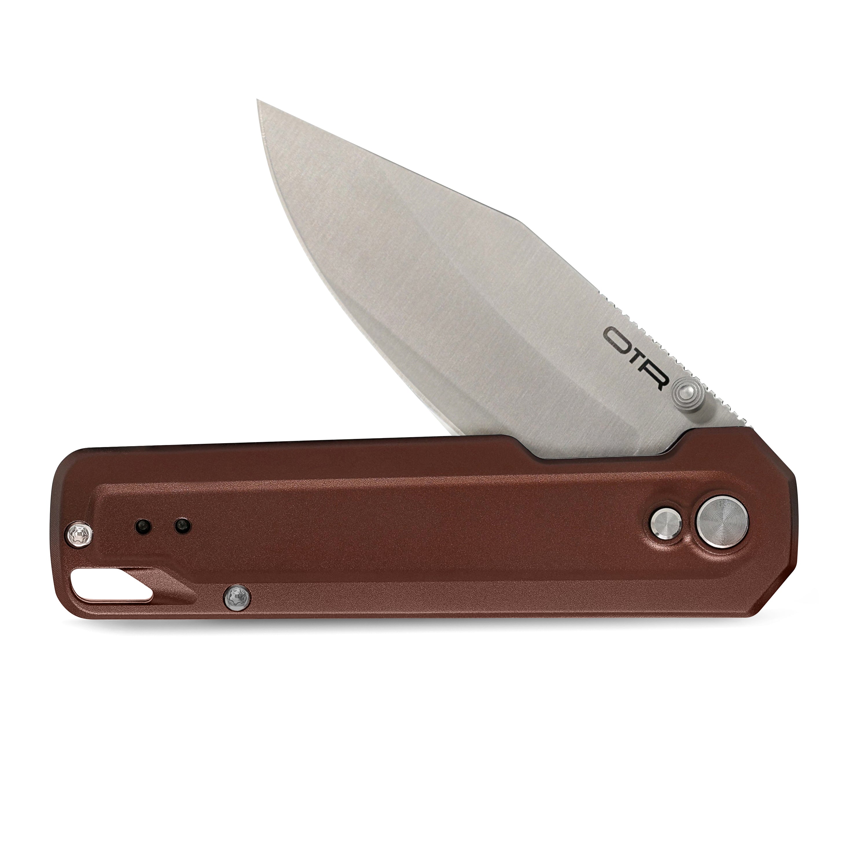 Espresso Bronze Large Knife Open