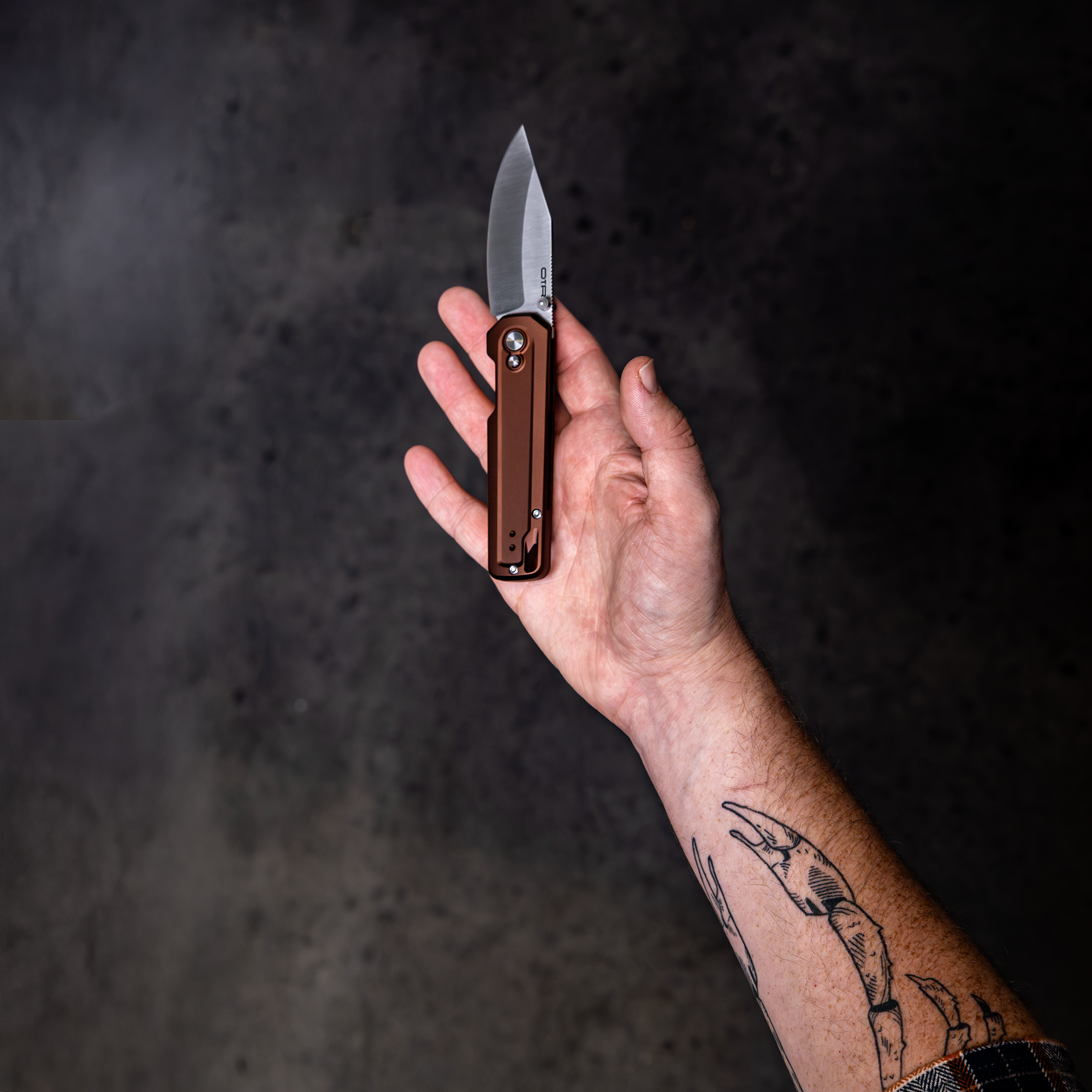 Espresso Bronze Large Knife Size