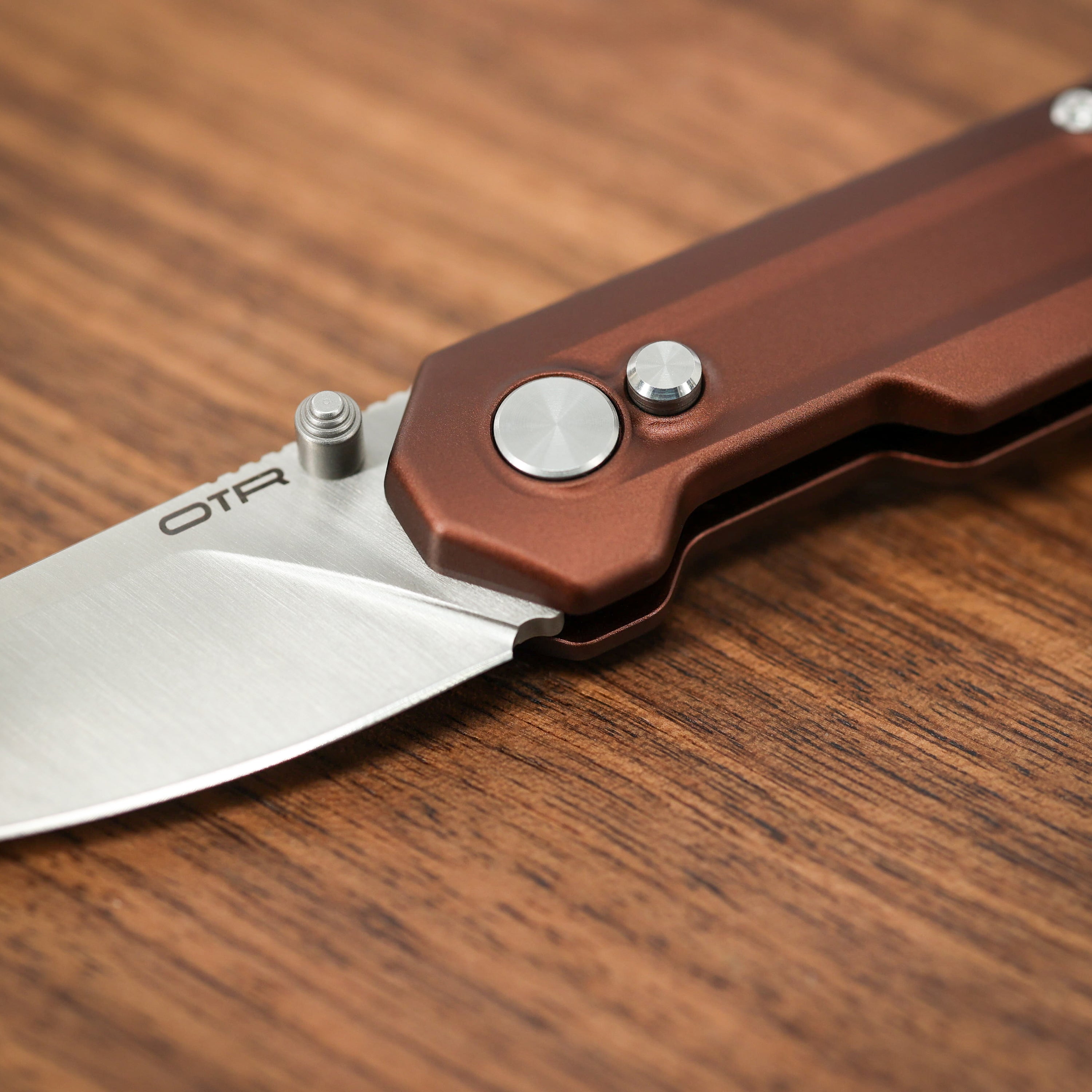 Espresso Bronze Mini Knife Detail