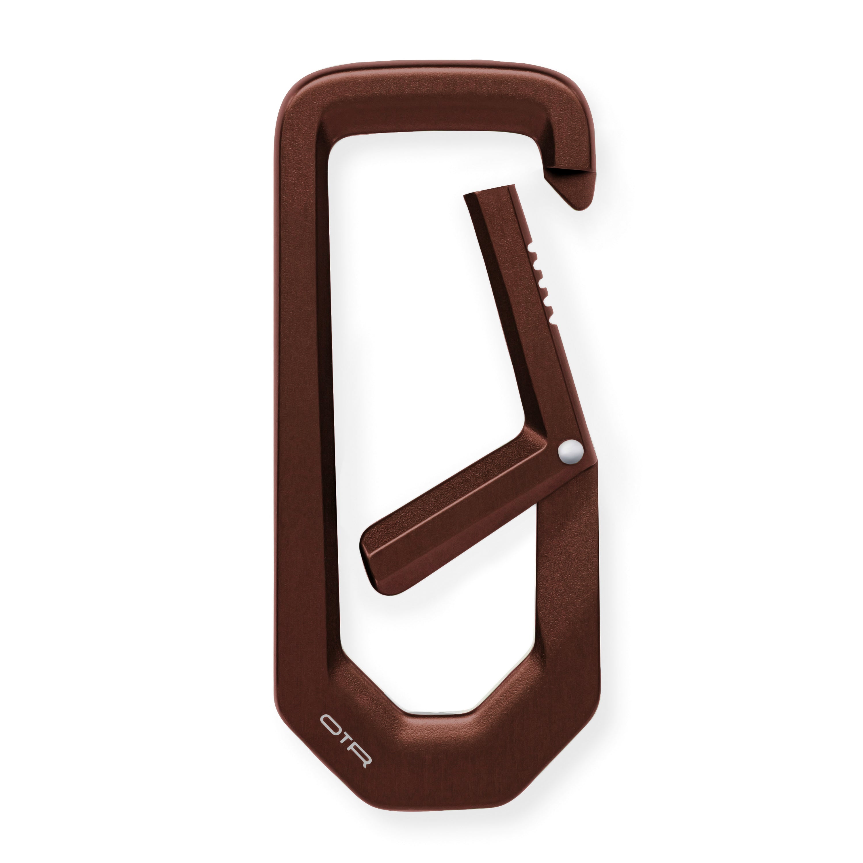 Espresso Bronze H Carabiner Open