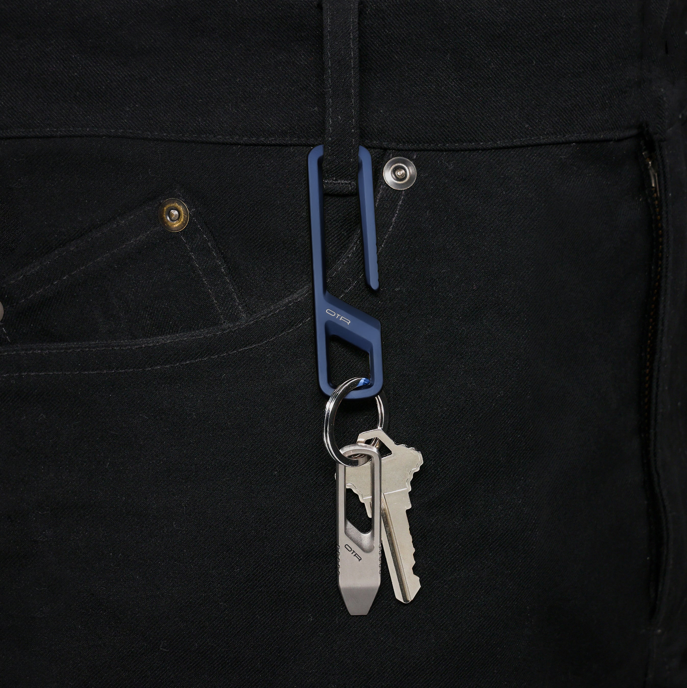 Night Blue Belt Clip on Belt Loop