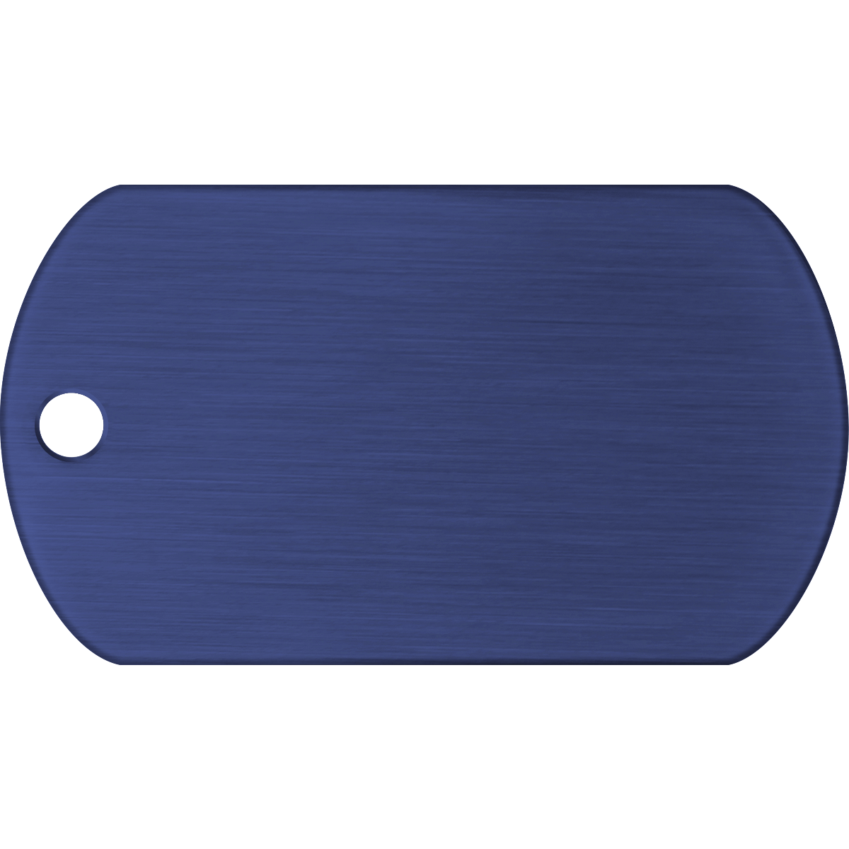 Night Blue Military ID Tag Back