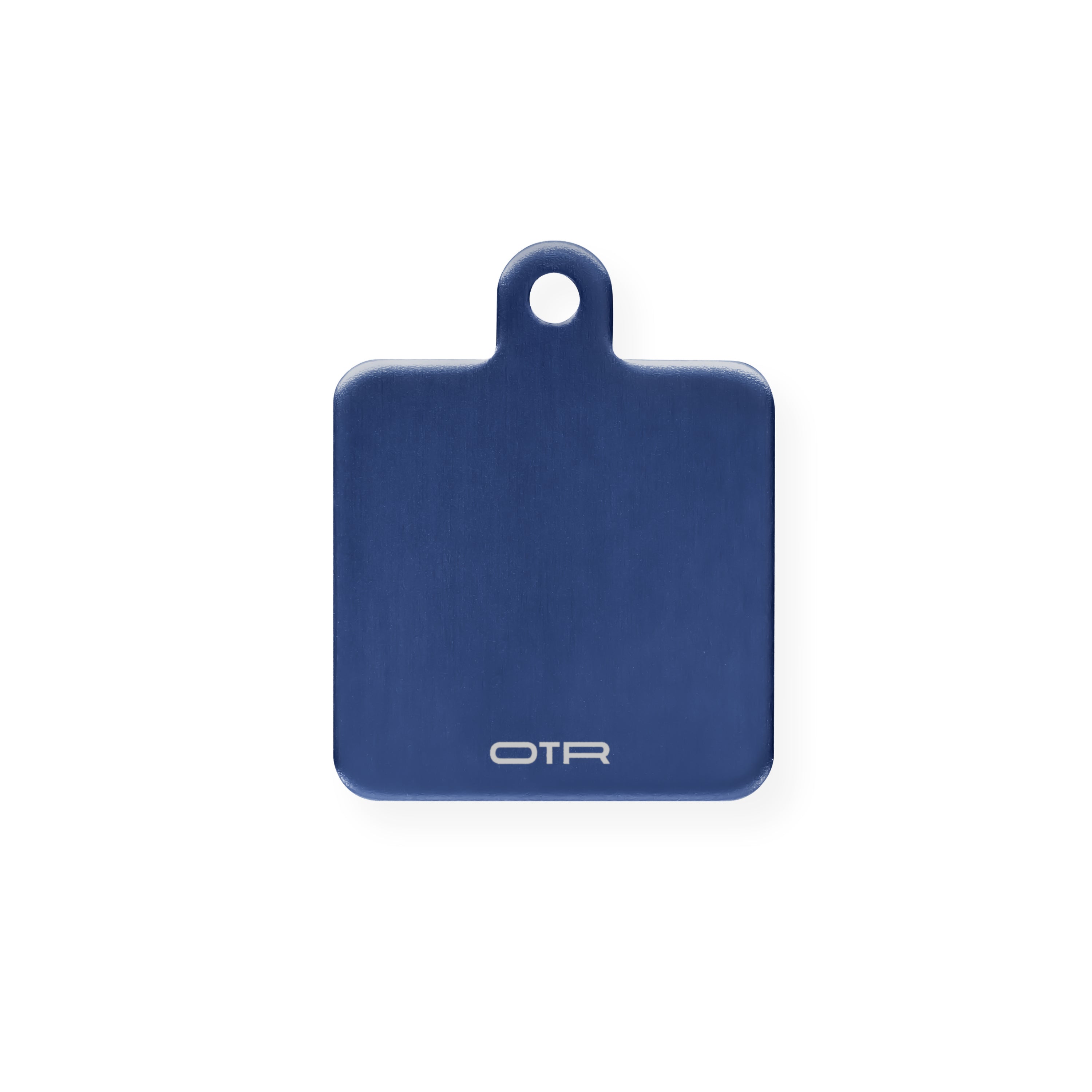 Night Blue Square Dog Tag