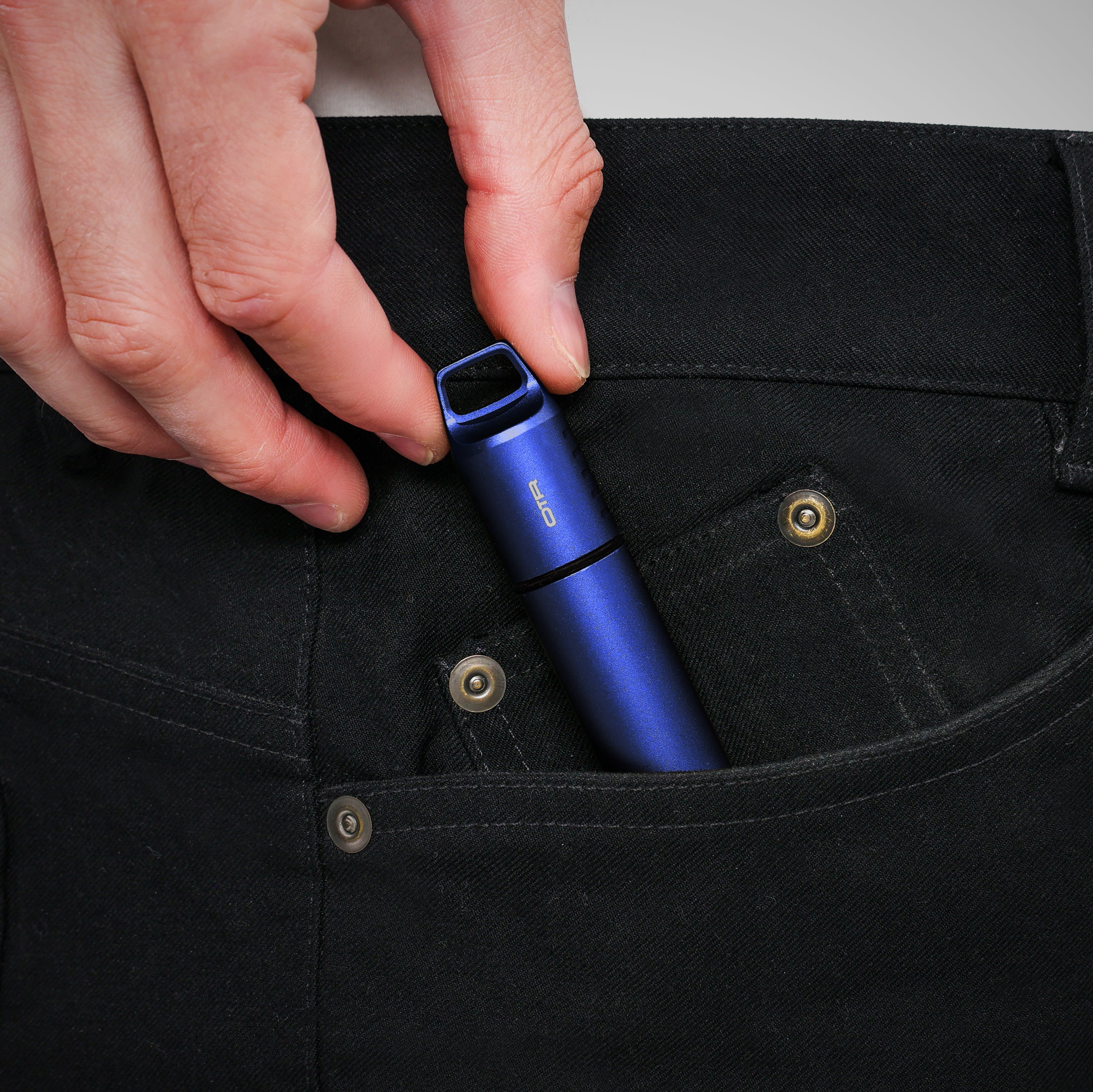 Night Blue Stash Pod in Pocket