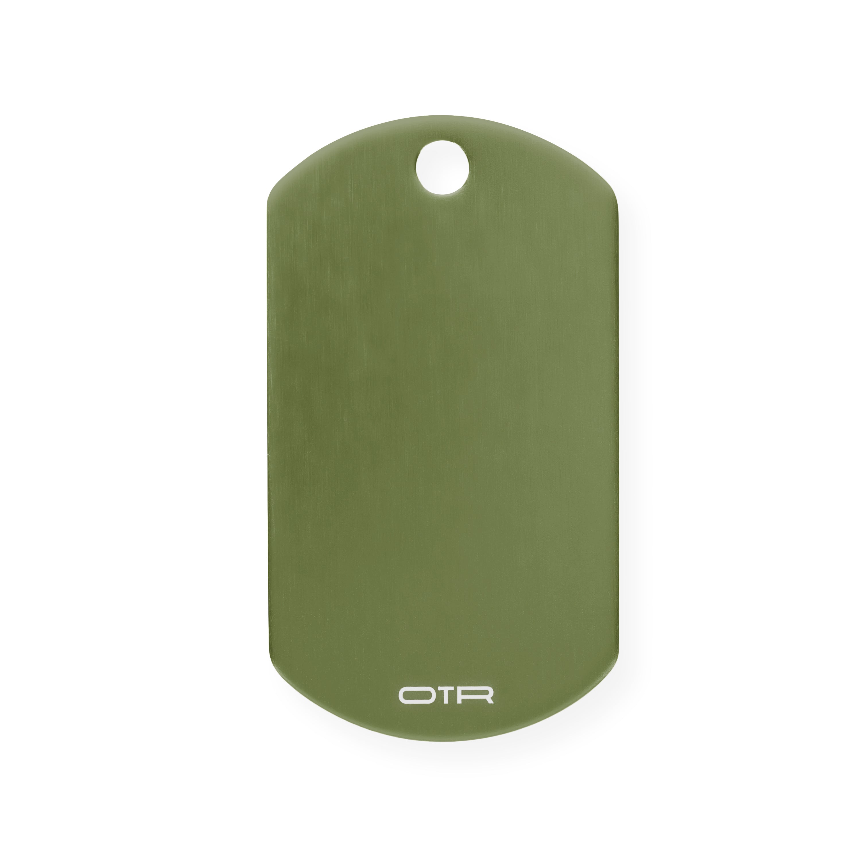 Olive Military ID Tag