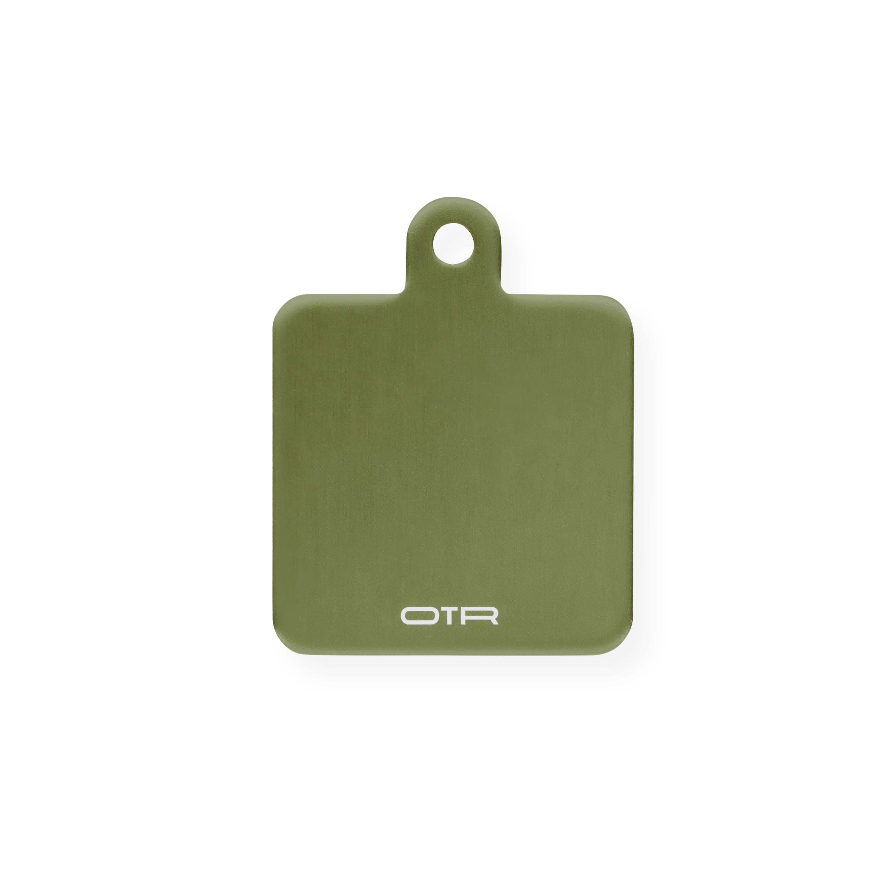 Olive Square Dog Tag