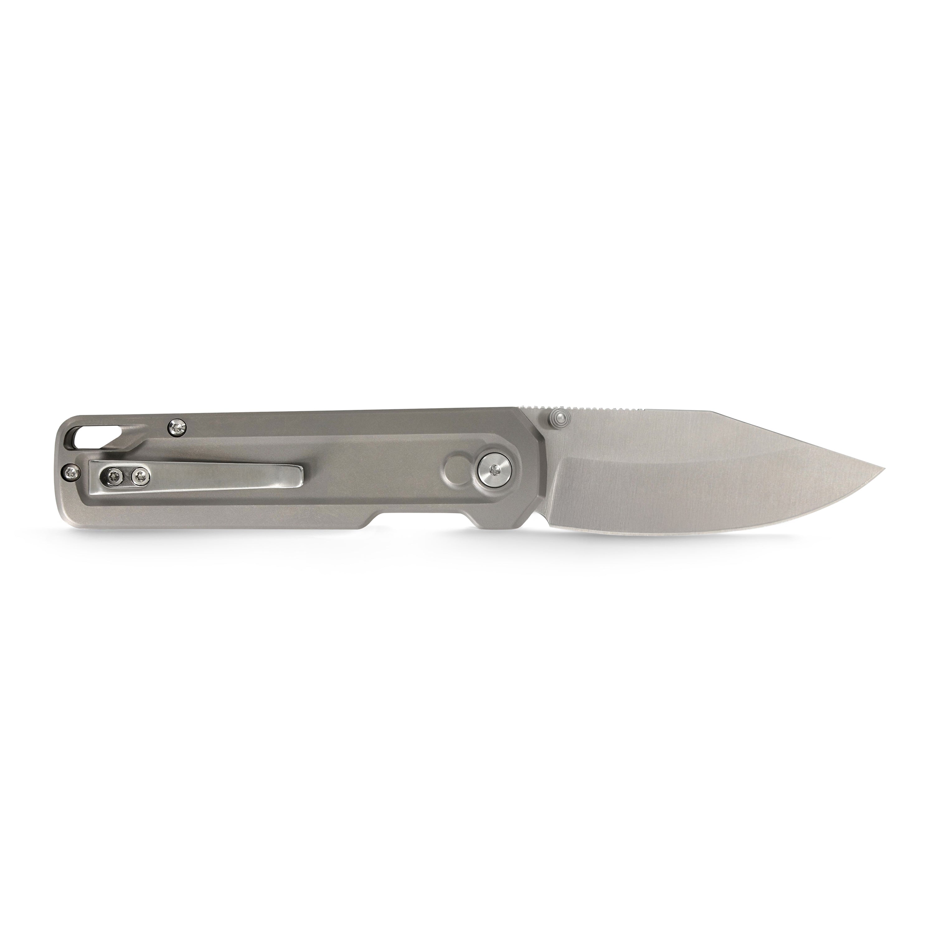 Titanium Pocket Knife Back Open
