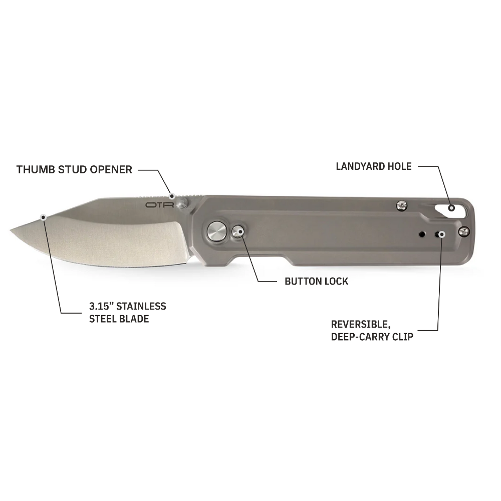 Titanium Pocket Knife Details