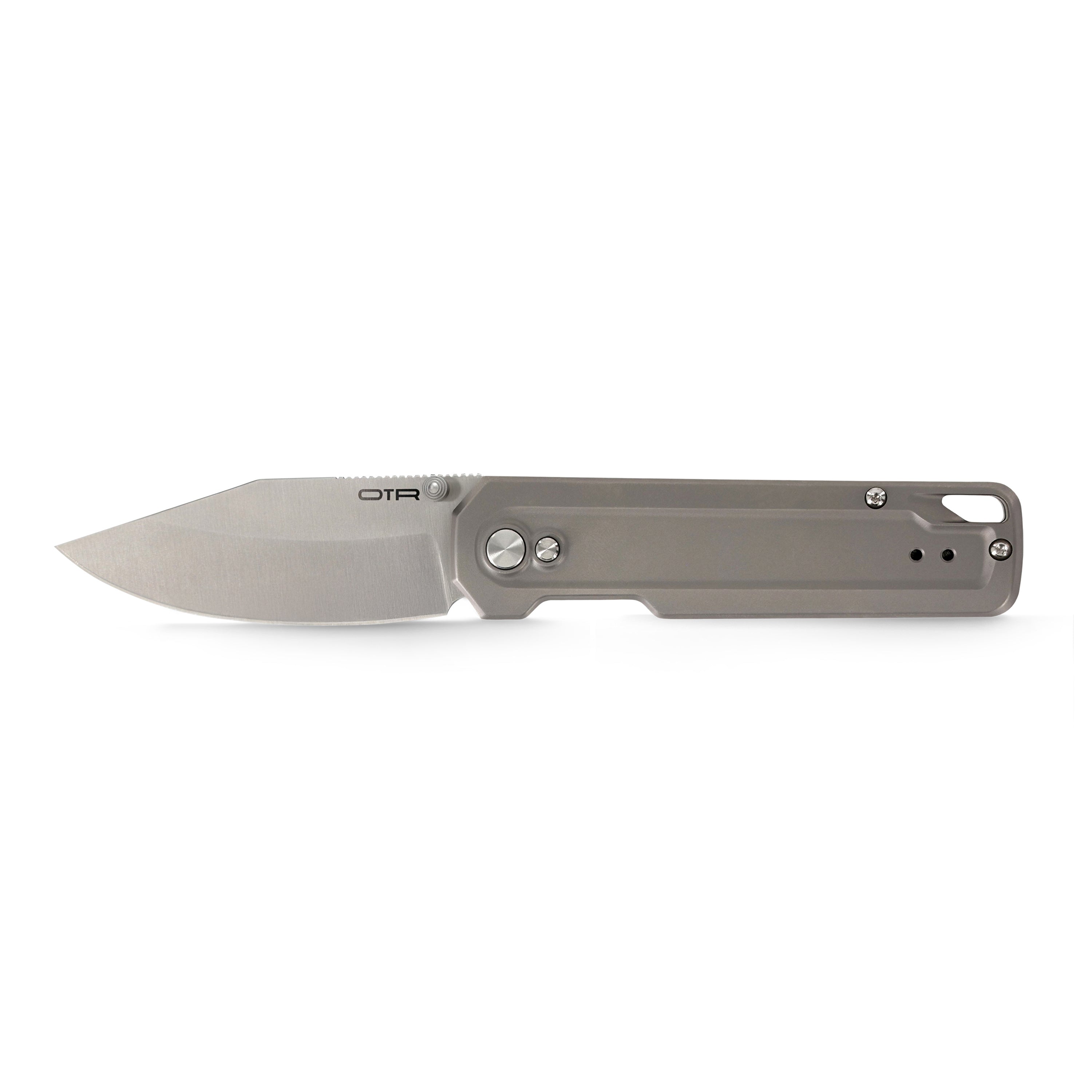 Titanium Pocket Knife Front Open