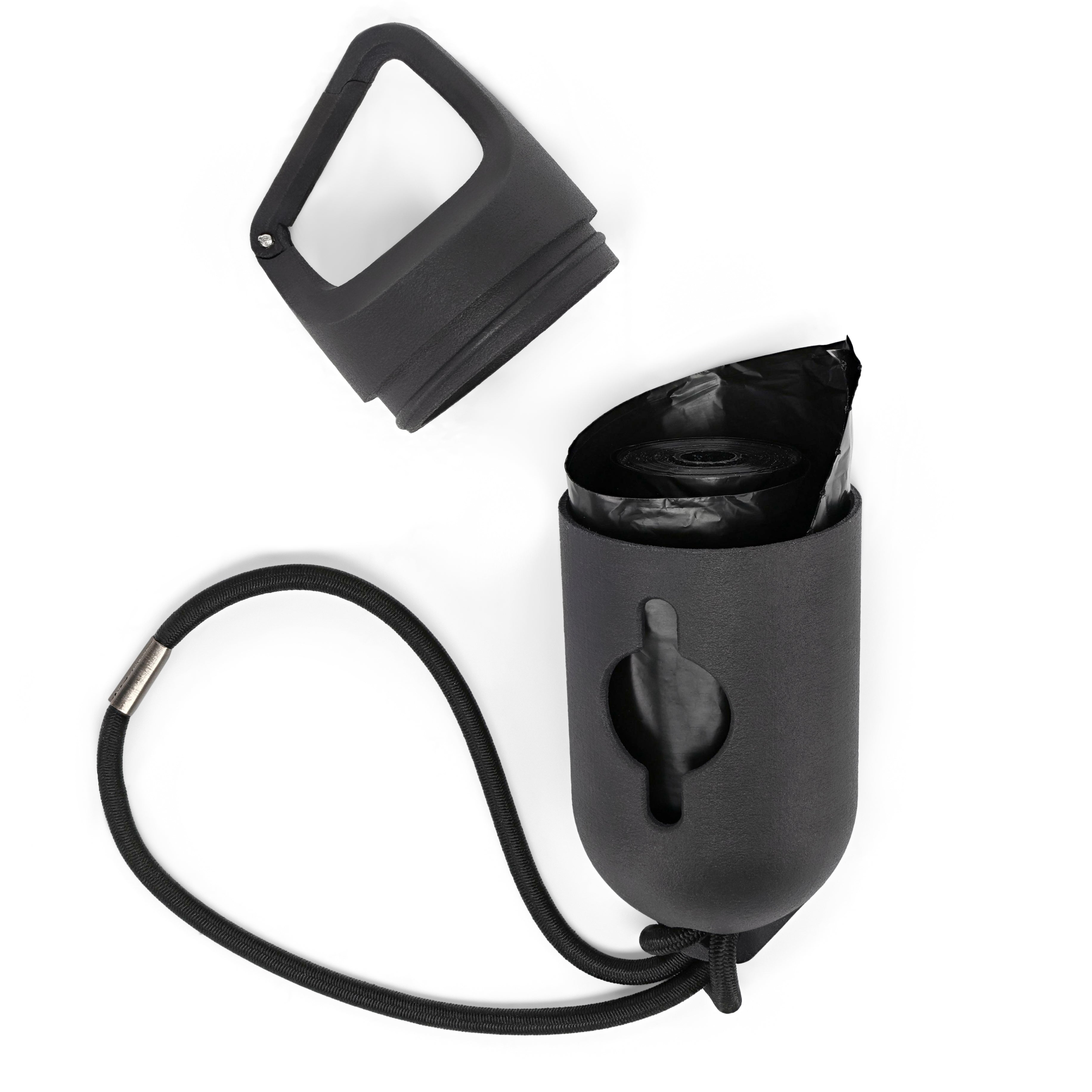 Waste Bag Holder Open