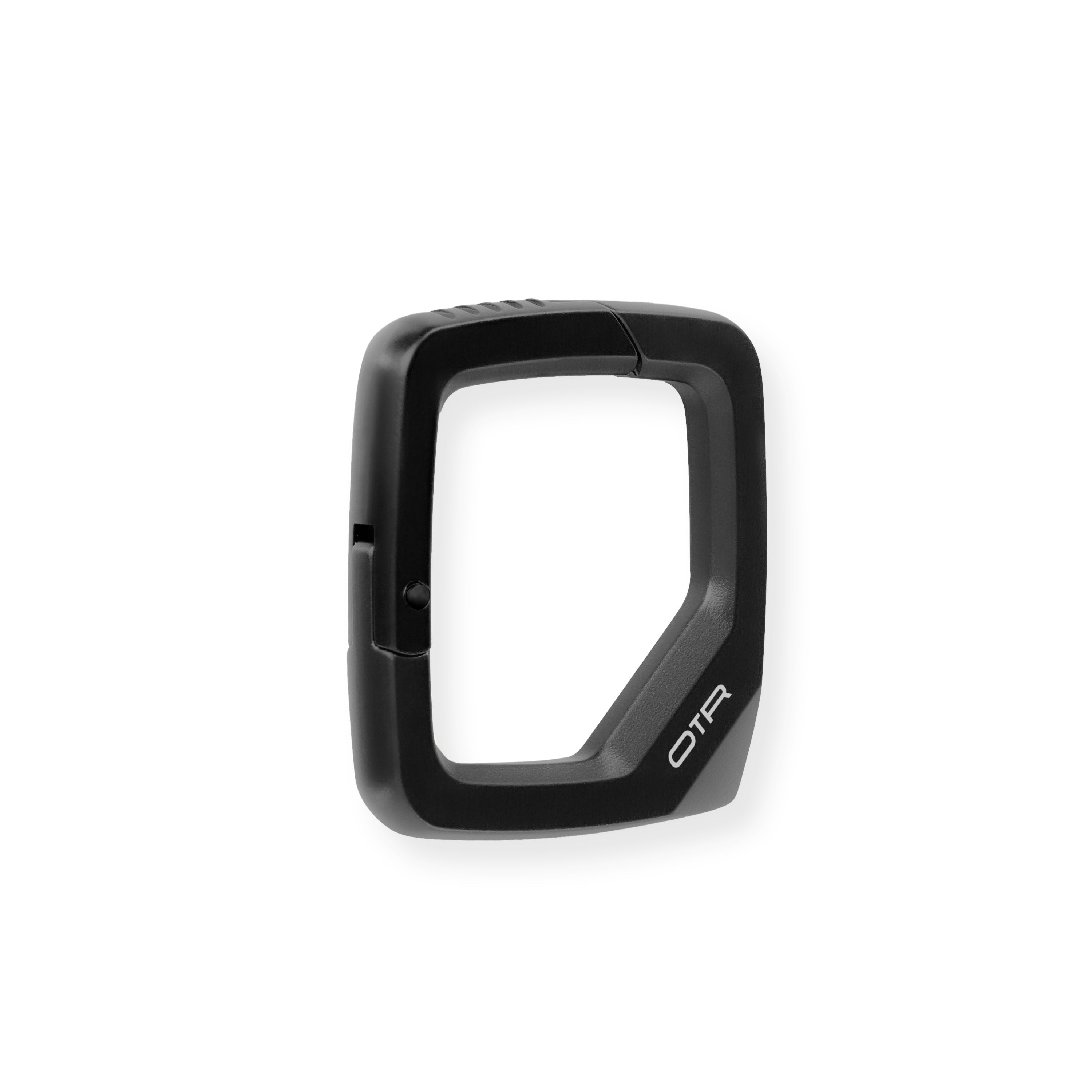 Black Square Carabiner Angled