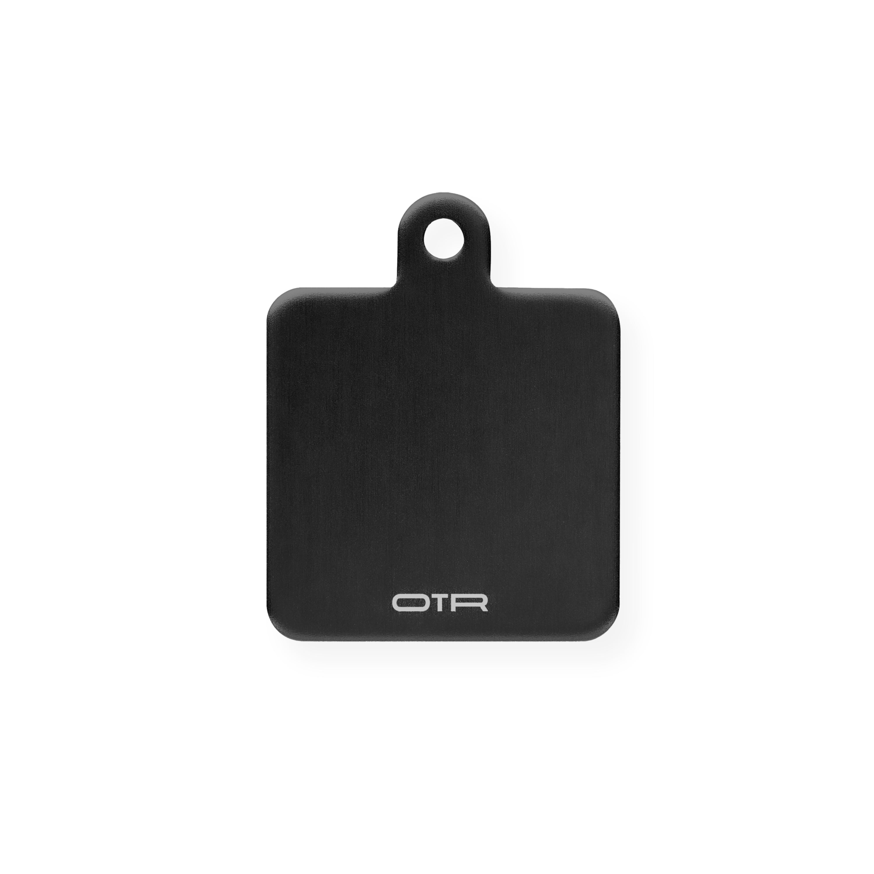 Black Square Dog Tag