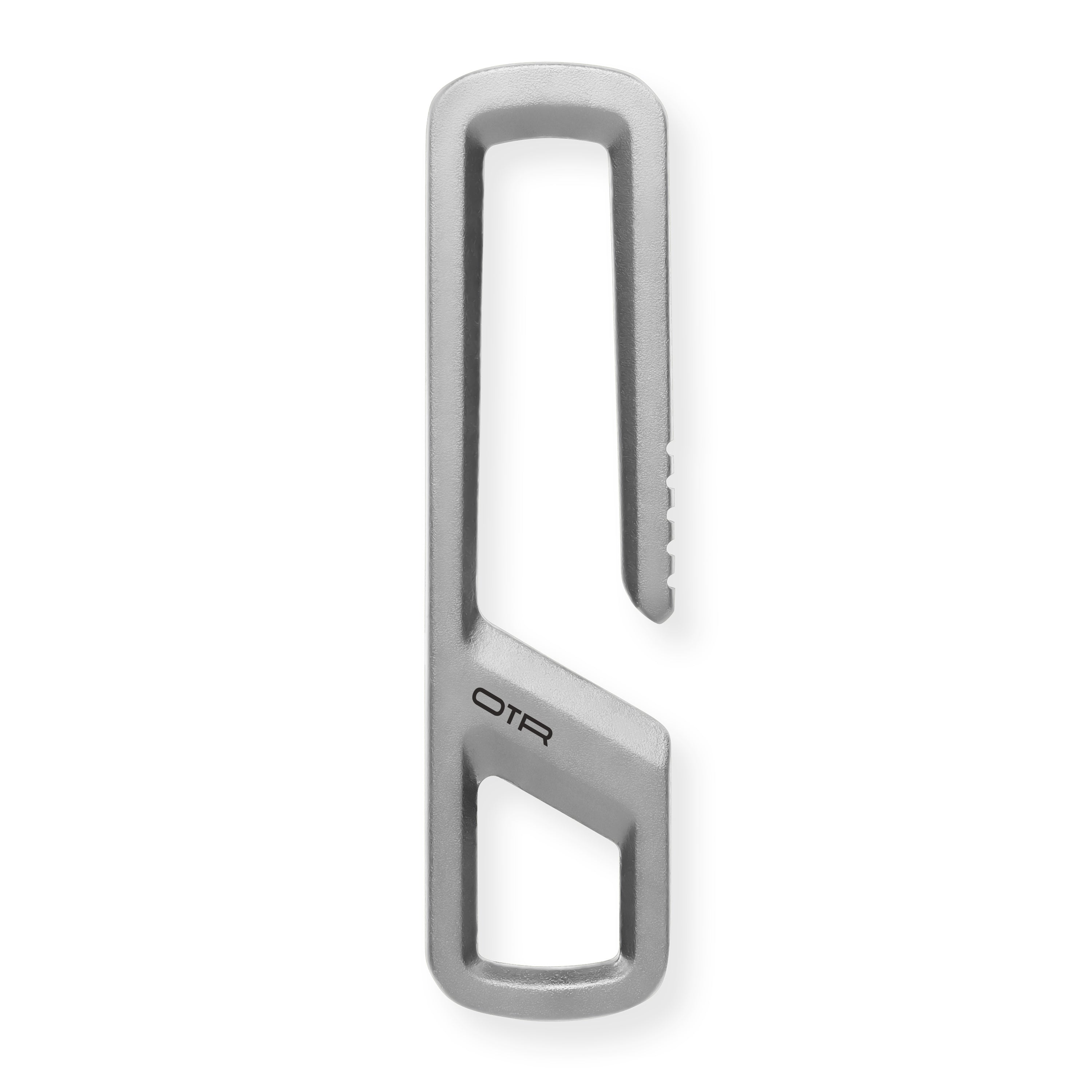 Brushed Stainless Steel Belt Clip