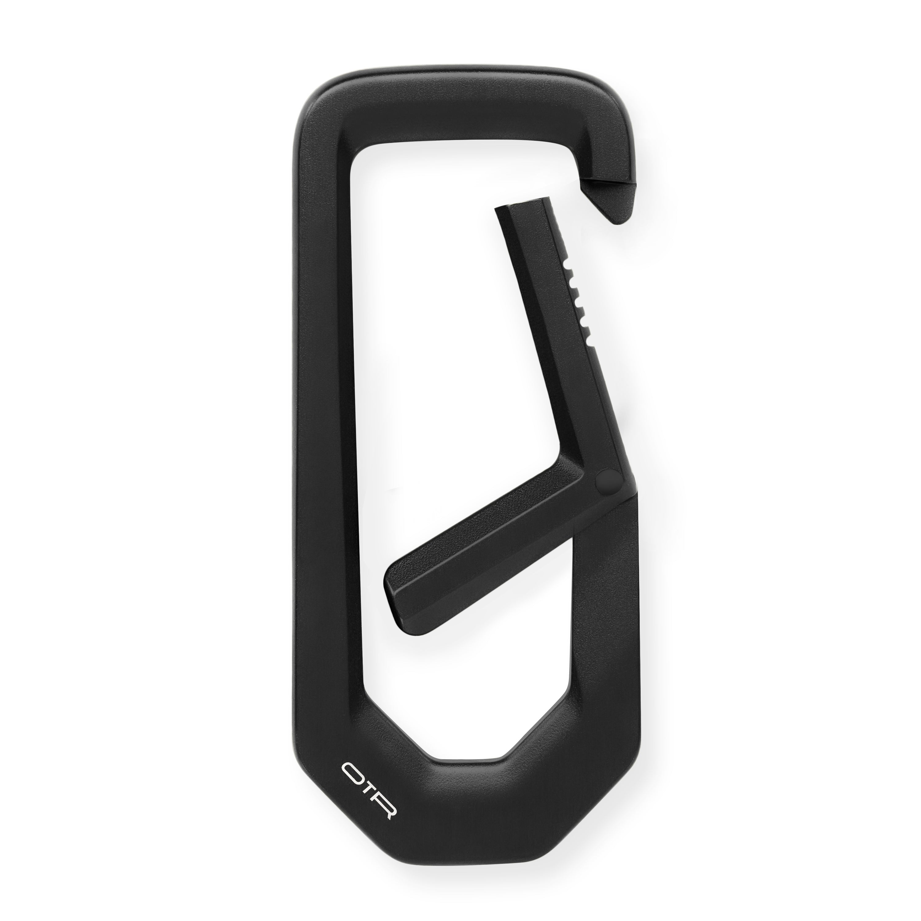 H Carabiner Black Open
