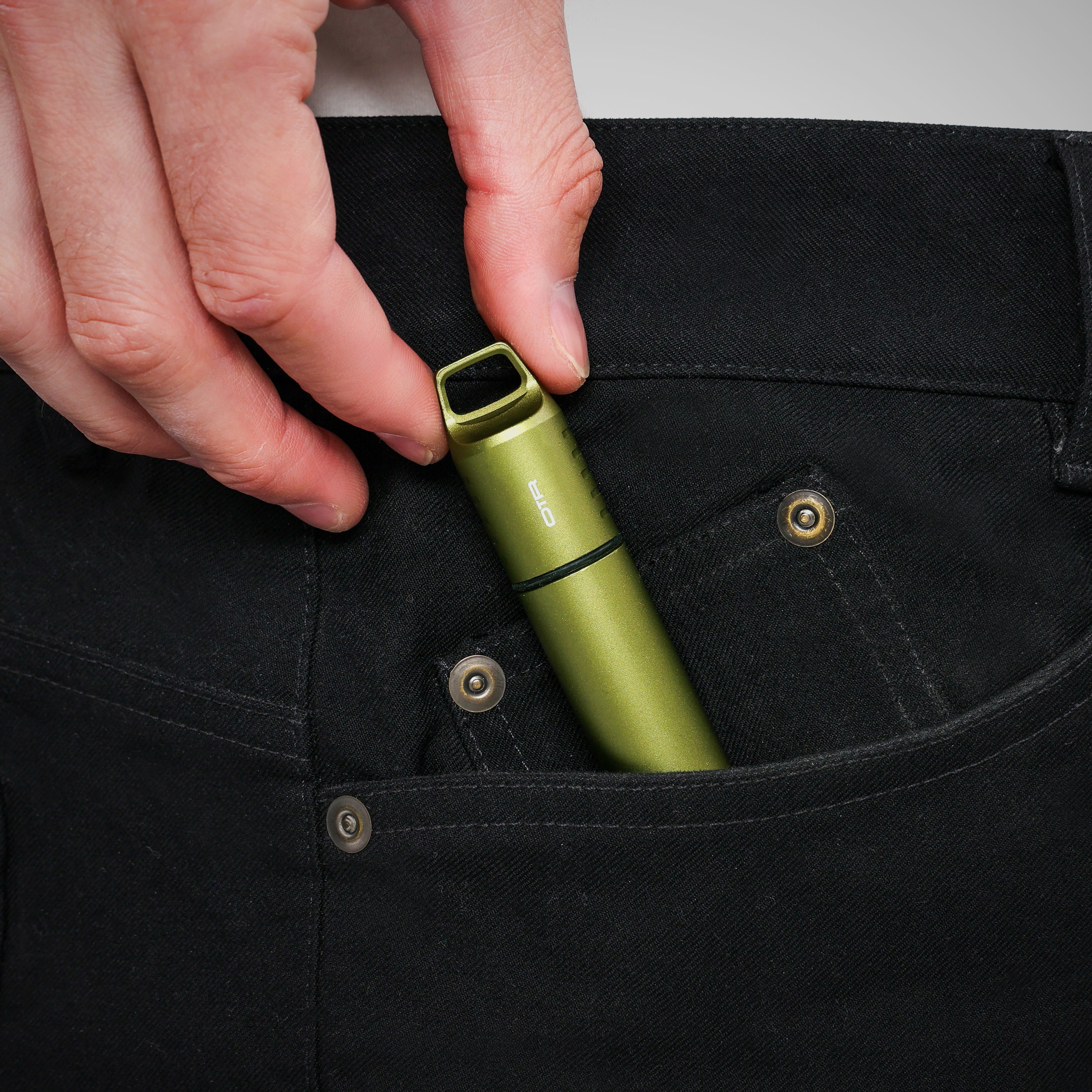 OD Green Stash Pod in Pocket