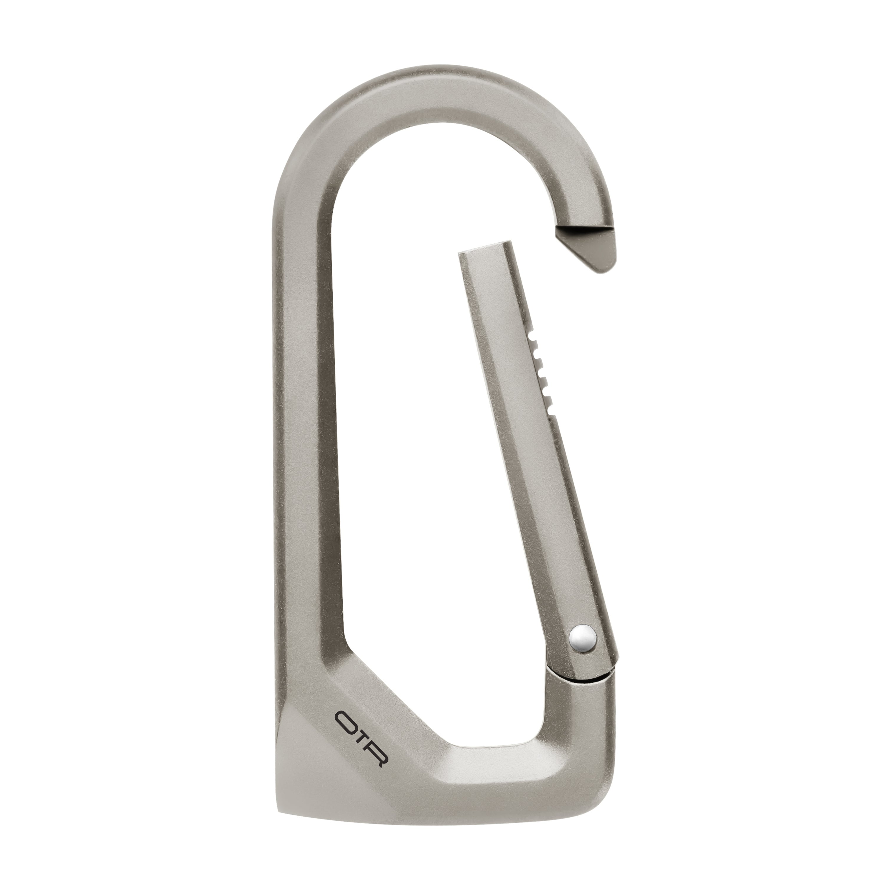 Titanium Scoring Carabiner Open